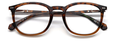 Premium Men Polaroid Eyeglasses: PLD D431/F - Havana Brown(2) - SpecSMART Eye Clinic (Front View)